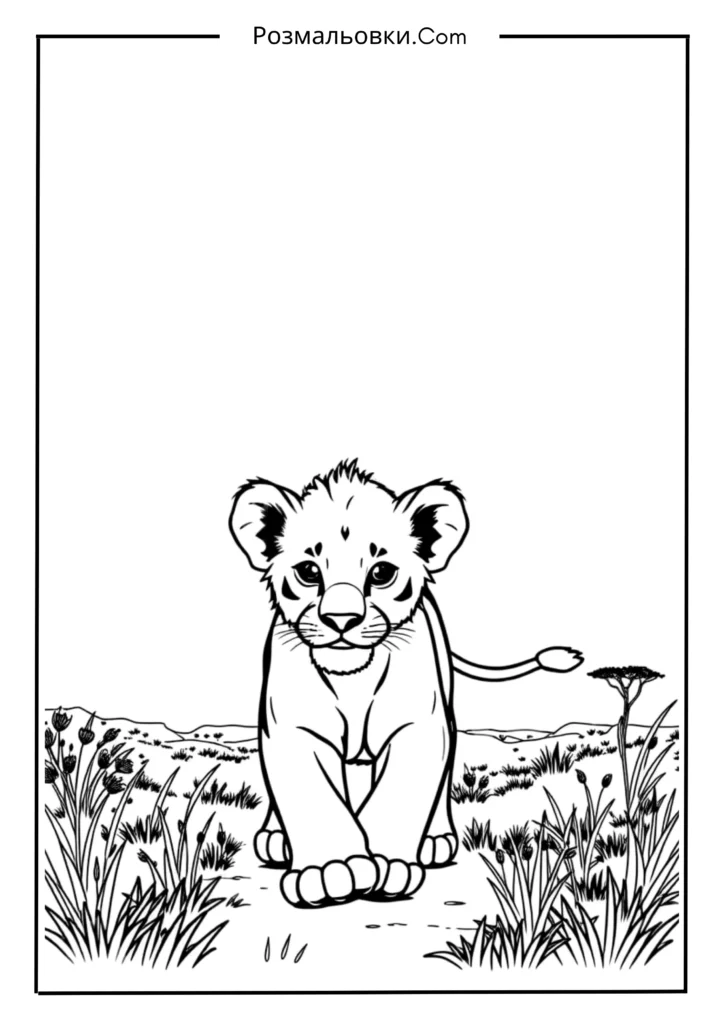 Хоробре левеня, що веде за собою інших