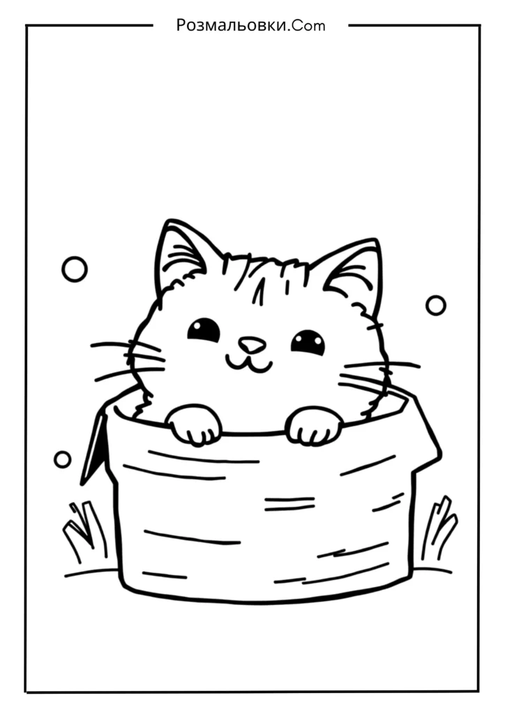 Кіт Пушин у коробці