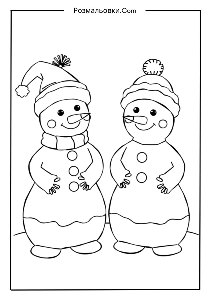 Пряникові сніговики