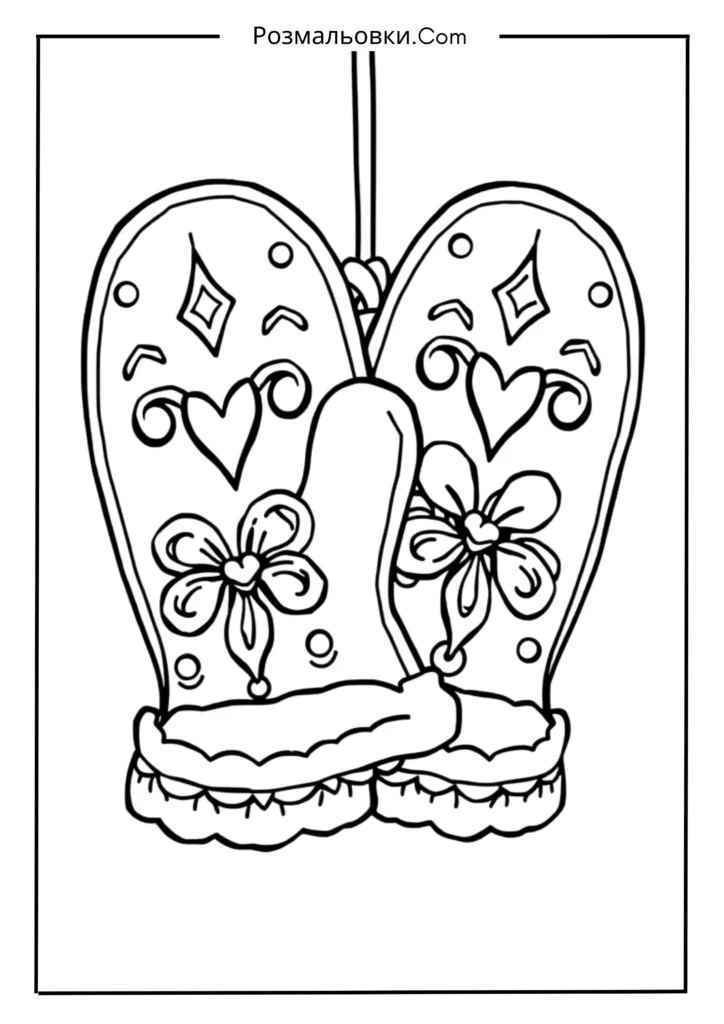 Пряники у формі рукавичок