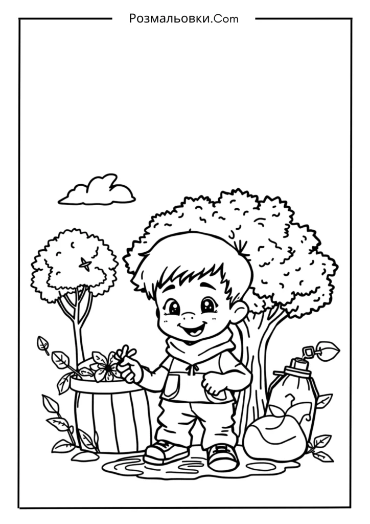 Пустунчик розмальовки – найкращі дитячі матеріали для розвитку творчості 16 Пустунчик і екологія