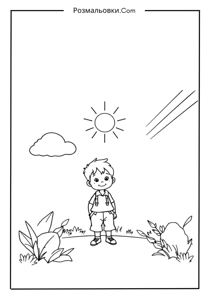 Пустунчик розмальовки – найкращі дитячі матеріали для розвитку творчості 12 Пустунчик і кольори веселки