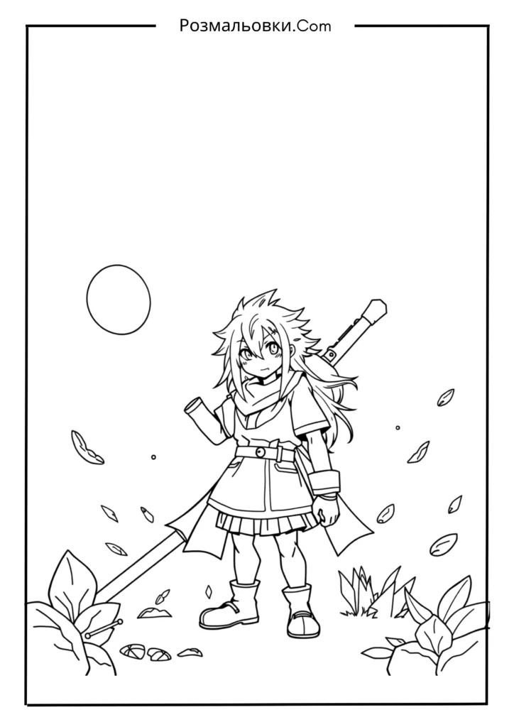 Раскраски Аниме Скачать