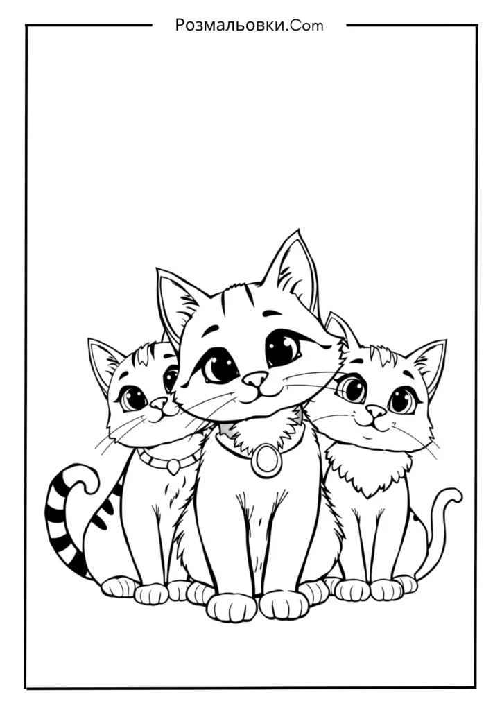 Розмальовки Пушина з друзями