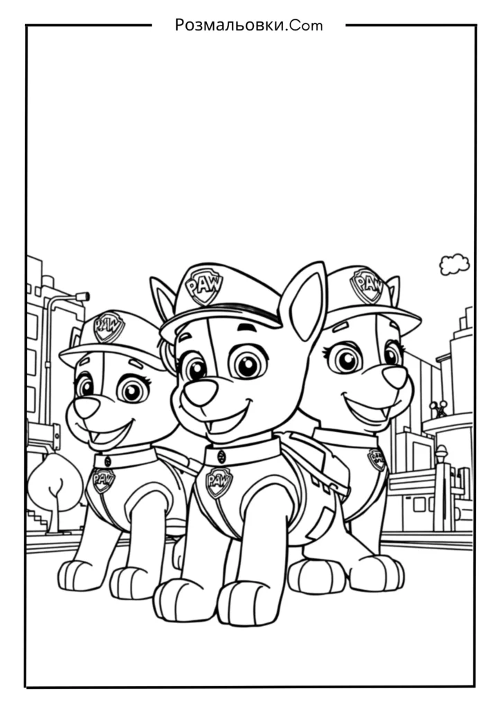 Щенячий Патруль у місті