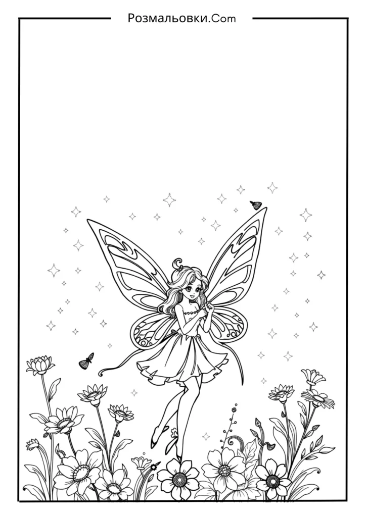 Розмальовки Шрека: Найкращі 20 Ідей для Творчості Дітей 19 Фея створює магічні ефекти