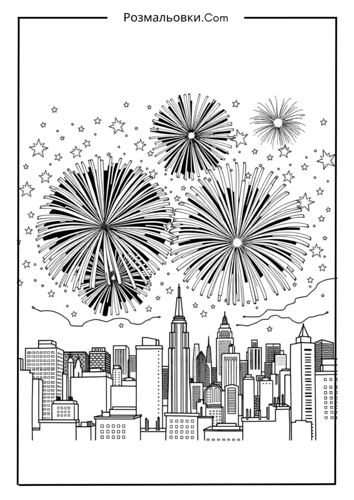 Феєрверки над містом