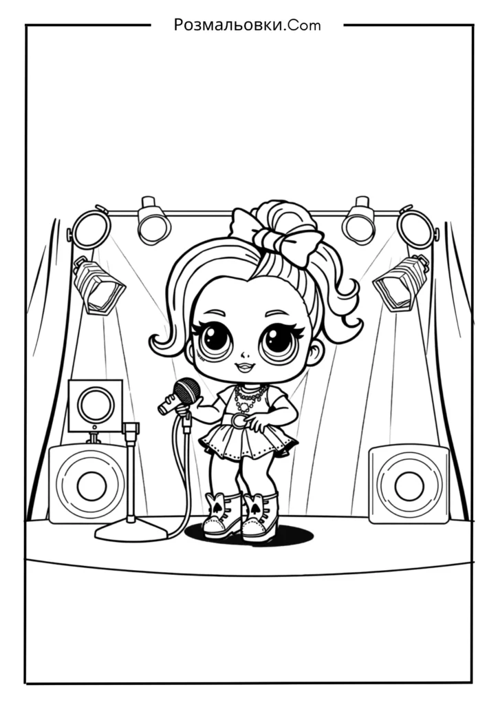20+ Розмальовки ЛОЛ — Весела Творчість для Дітей 18 LOL на сцені