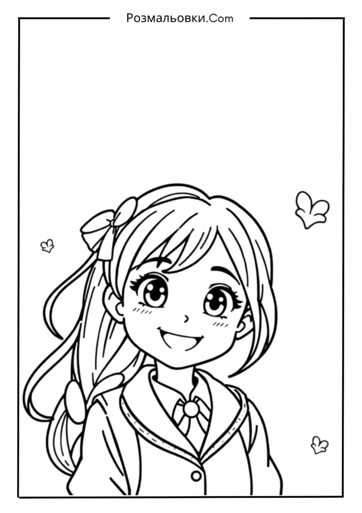 23+ топова колекція розмальовок Леді Баг длятворчих діток 14 Марінет з посмішкою