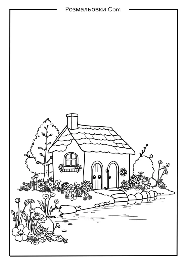 Милий маленький котедж біля озера