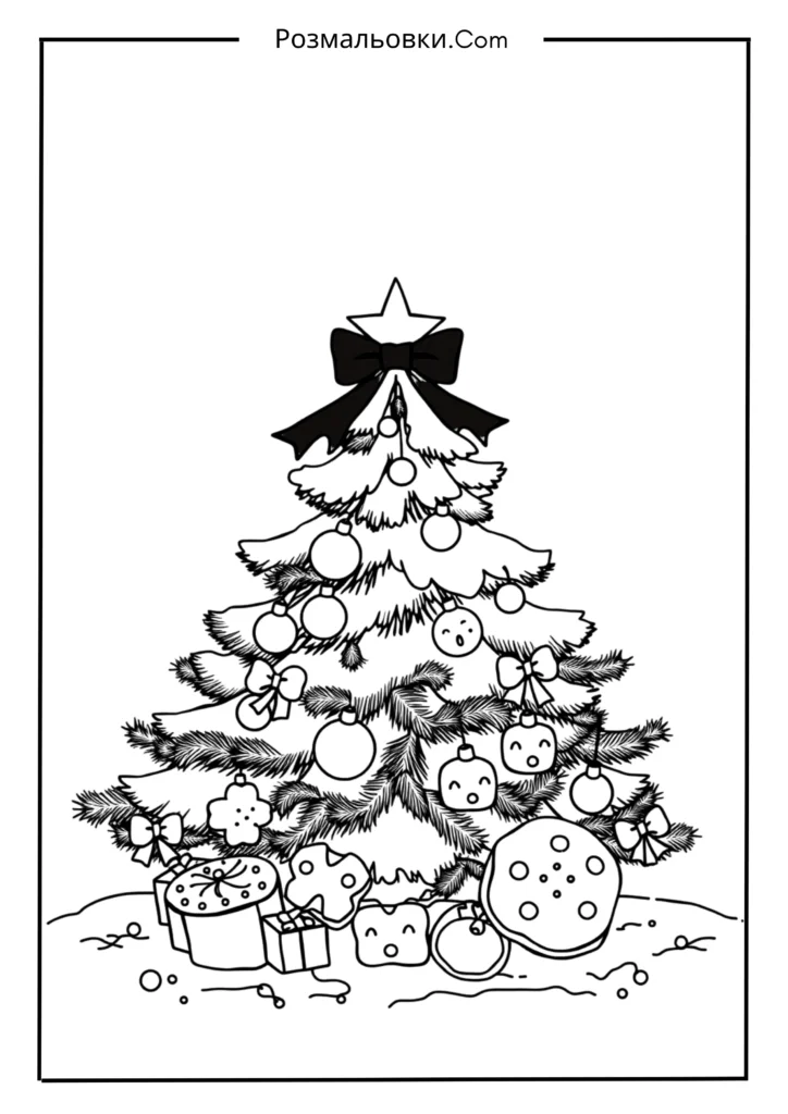  Печиво у формі ялинки