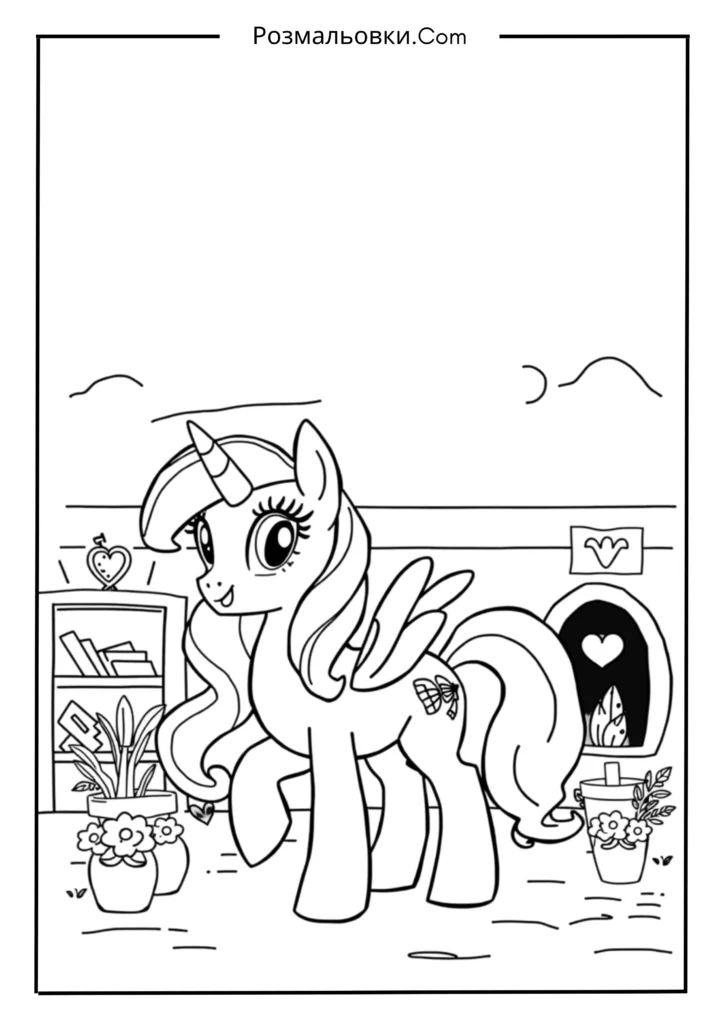 20 Розмальовок Поні — Наймиліші Ідеї Май Літл Поні для Дітей 20 Поні у школі дружби