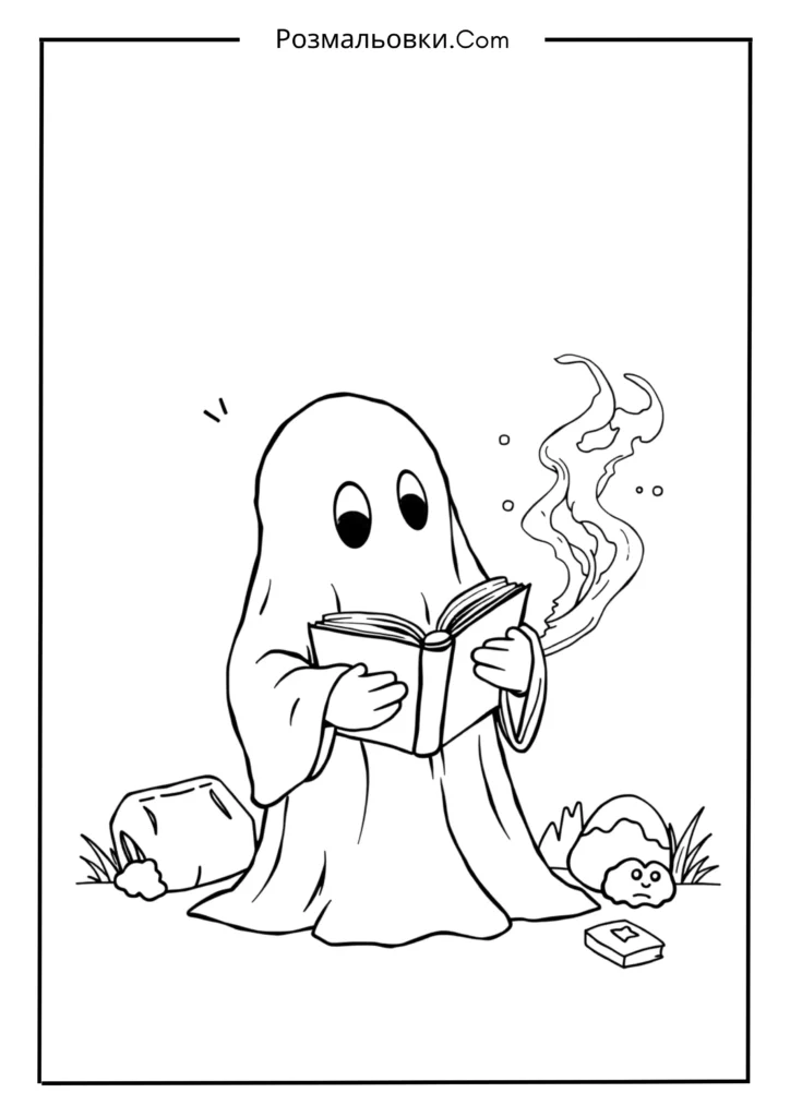Привид із чарівною книгою