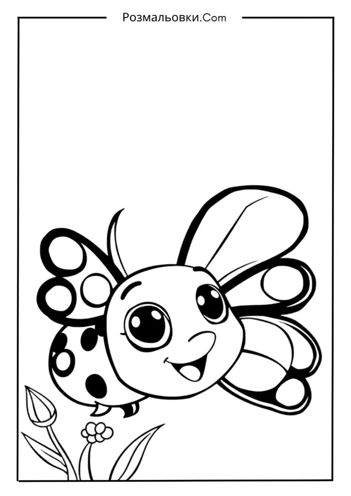23+ топова колекція розмальовок Леді Баг длятворчих діток 4 Тіккі летить поруч