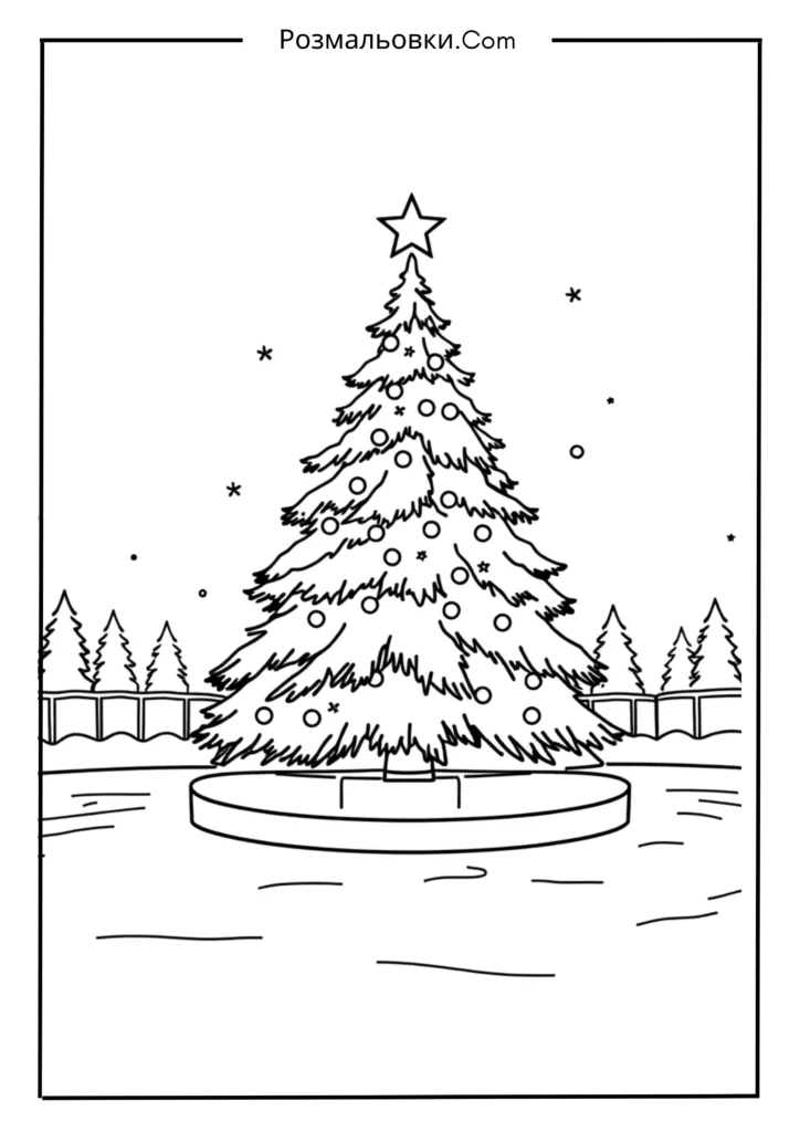  Ялинка на ковзанці