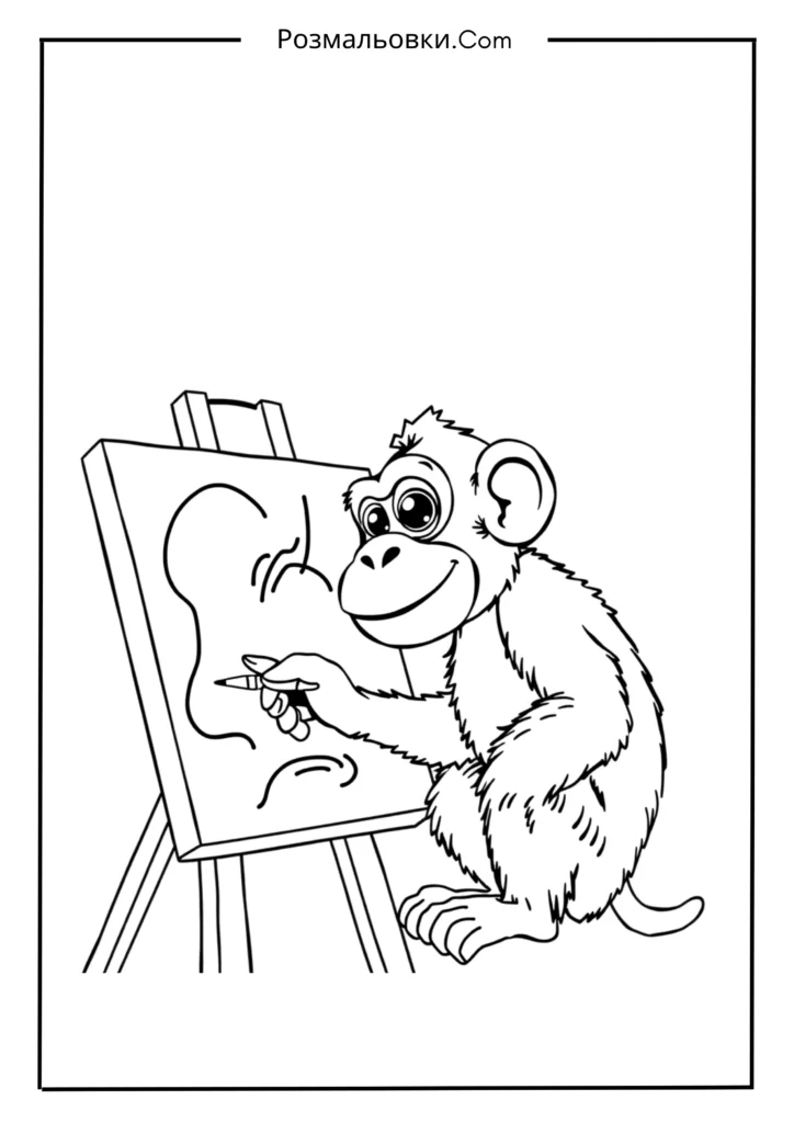 Мавпа-художник
