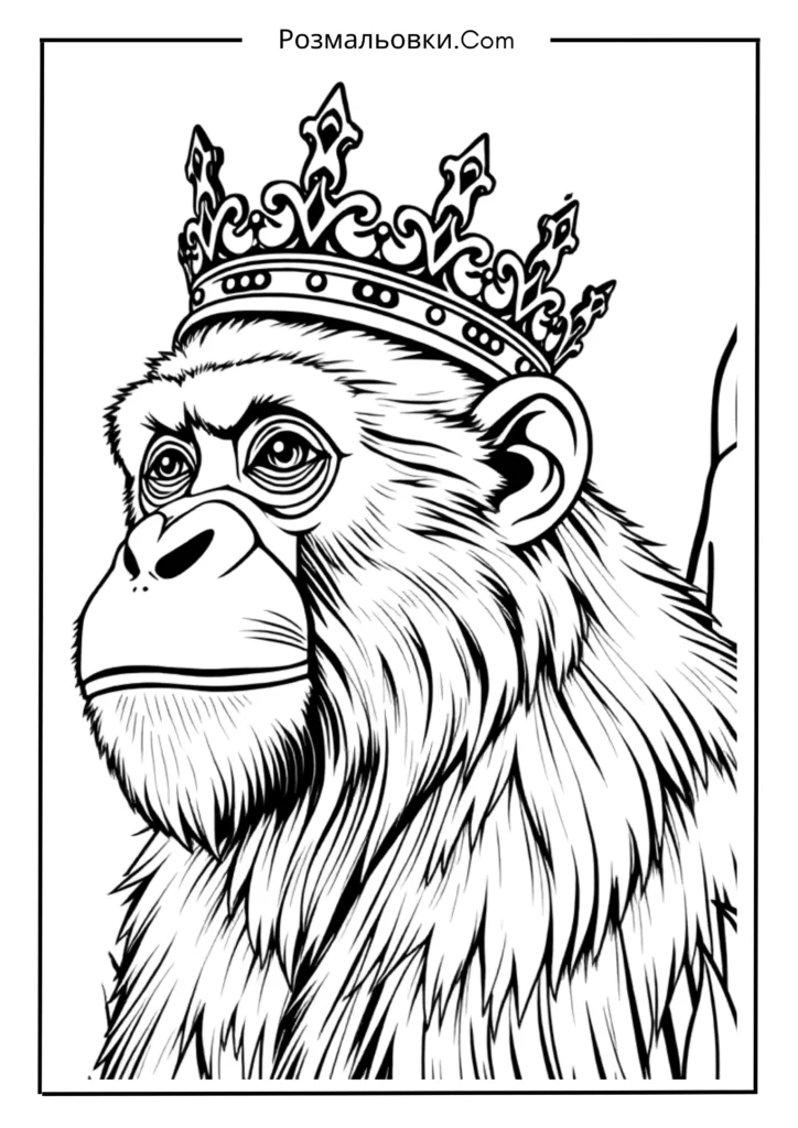 Мавпа в короні — король джунглів