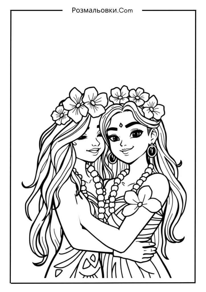 Стіч розмальовка: 21+ яскравих ідей для творчості дітей 14 Нані Пелекай