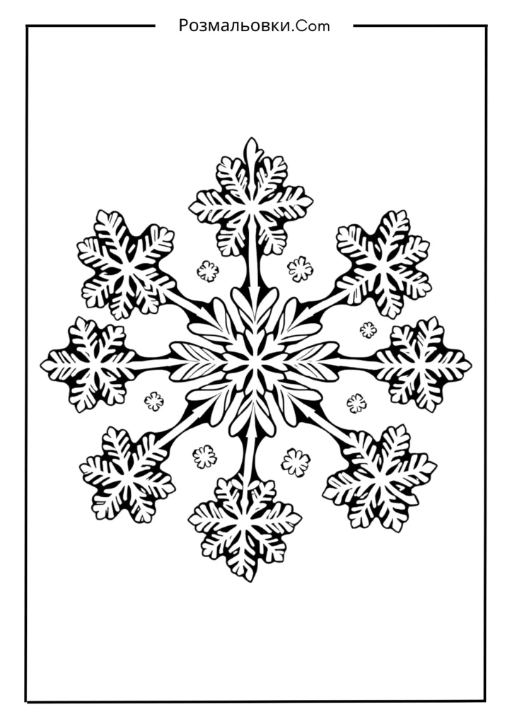 Сніжинки різних форм