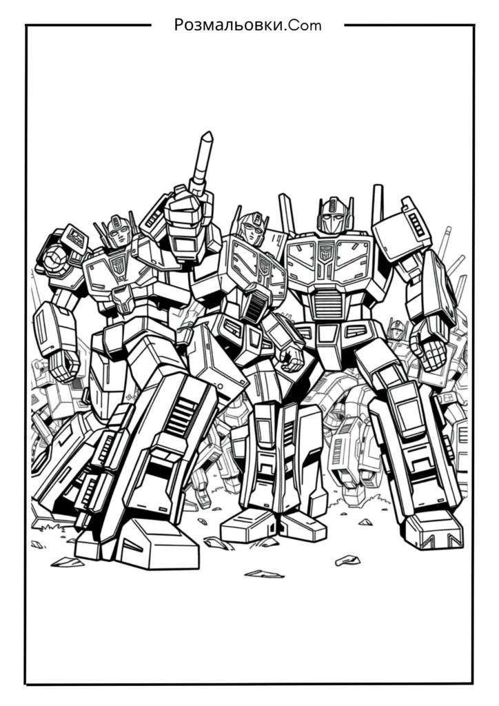 Автоботи у фінальній битві