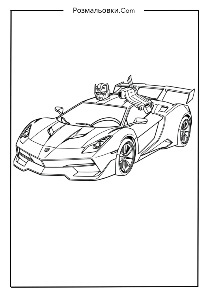 Бамблбі в режимі автомобіля