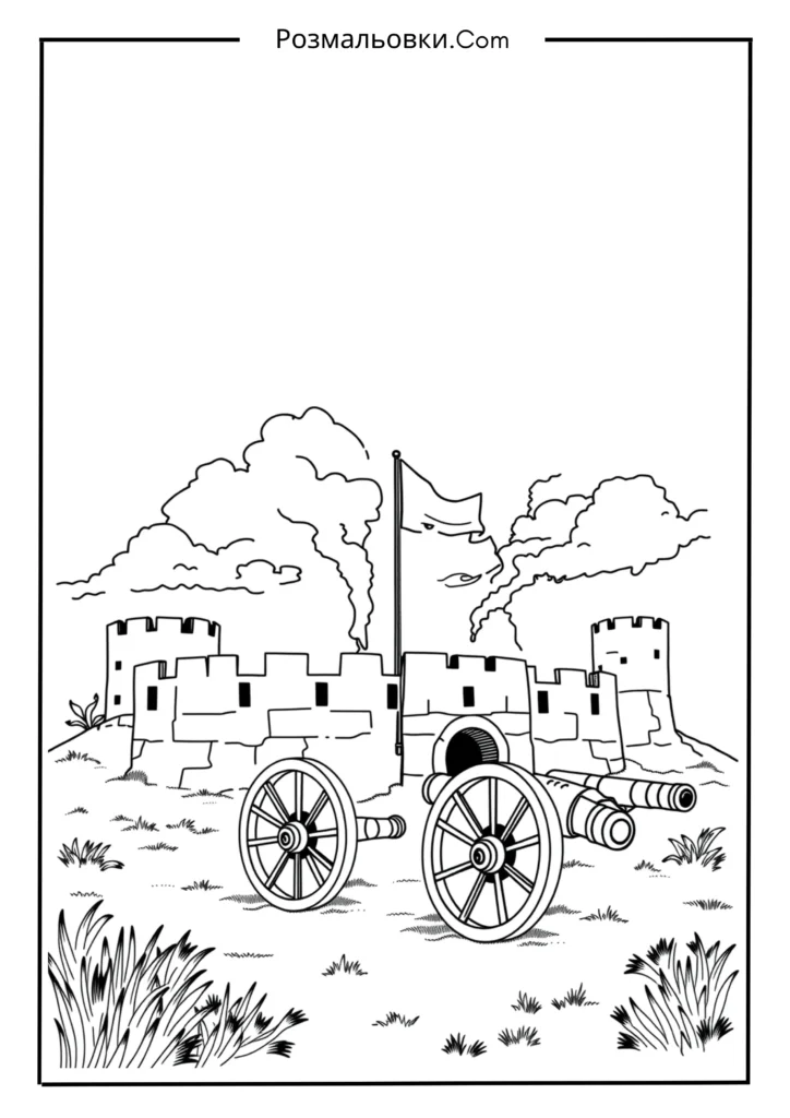 Форт із гарматами