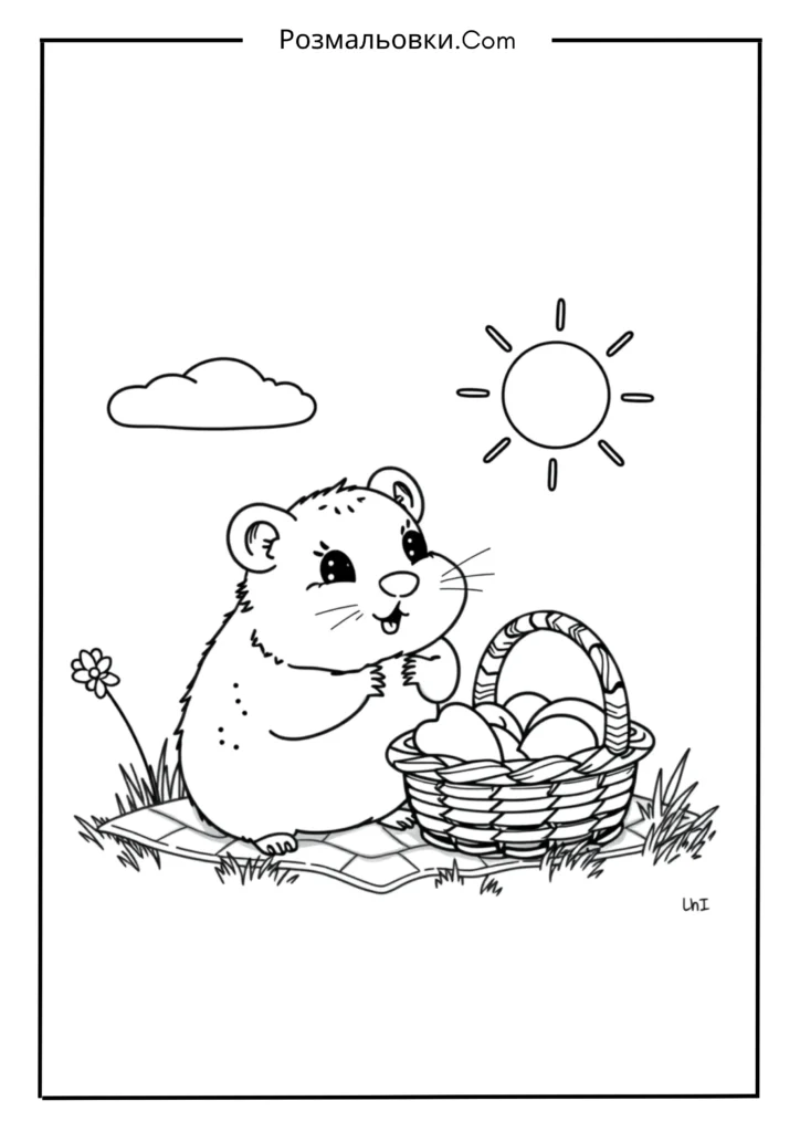 Хом’ячок на пікніку