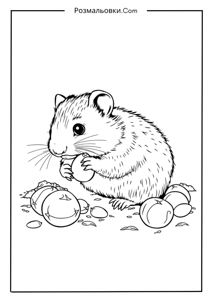 Хом’як із горіхами