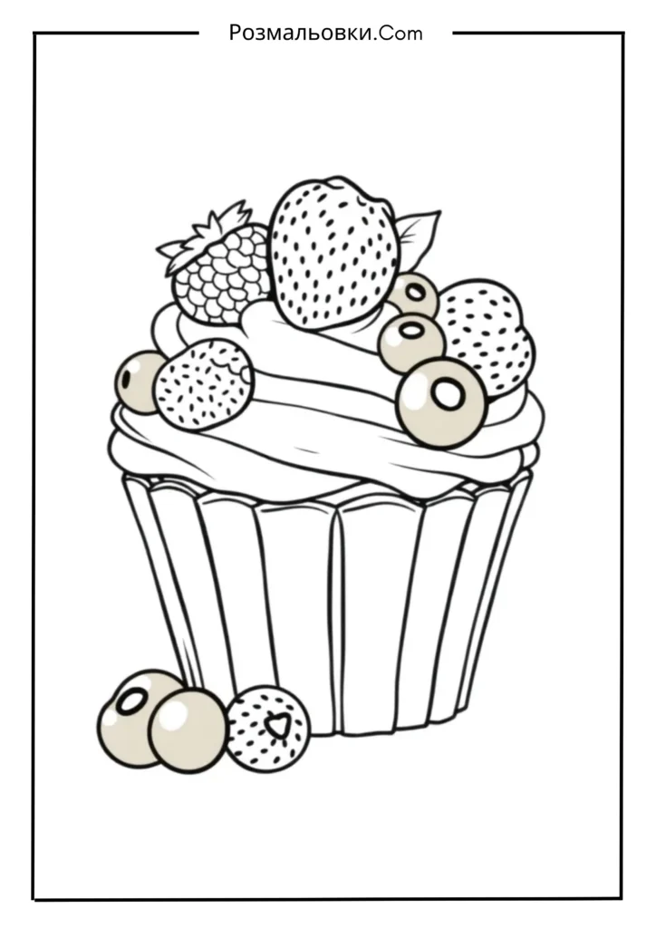 Кекс із ягодами