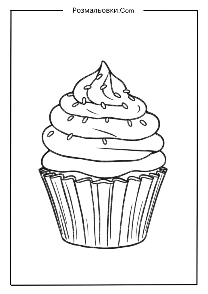 Класичний кекс із кремом