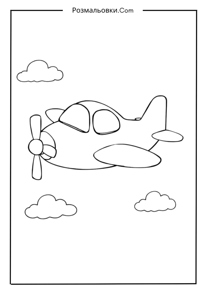 Літак у стилі чібі