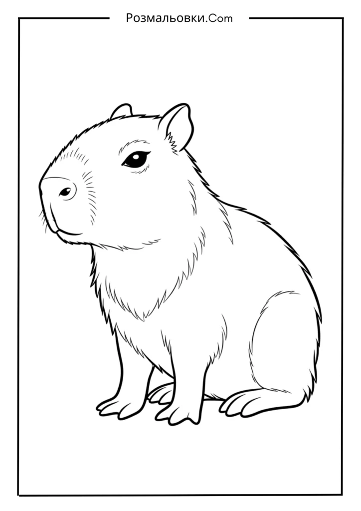 Маленька капібара-дитинча