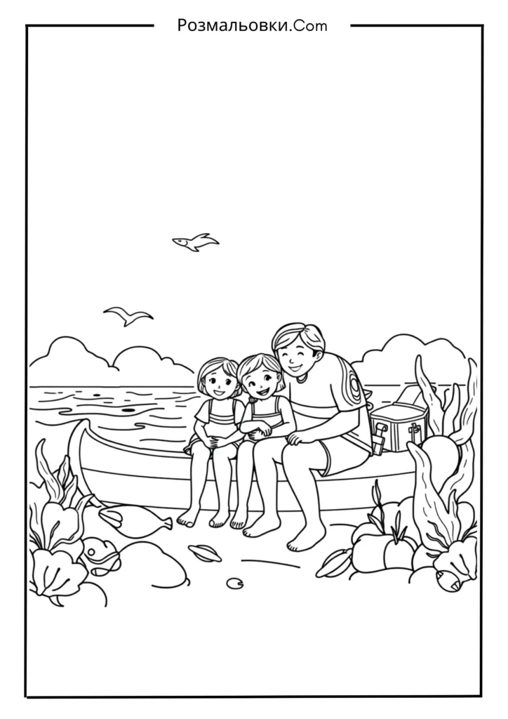 Моя сім’я на морі