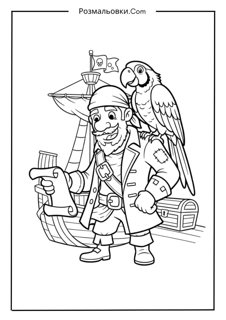 Папуга на плечі пірата