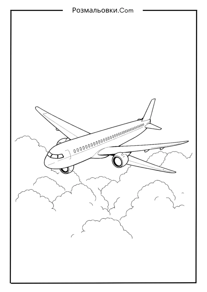 Пасажирський літак у небі