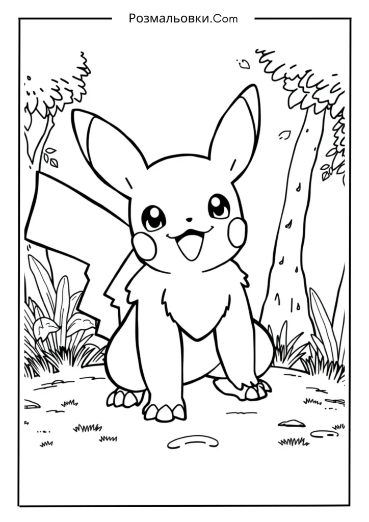 Розмальовки покемони: 19+ яскравих ідей для фанатів Pokémon 6 Покемон Голд стиль