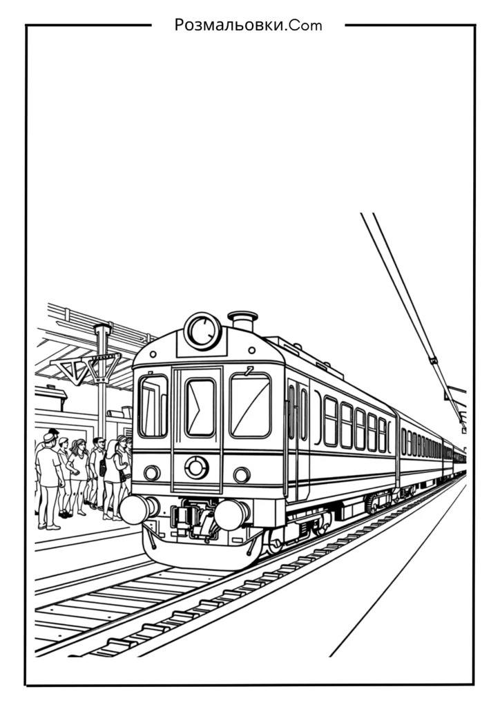 Потяг на вокзалі