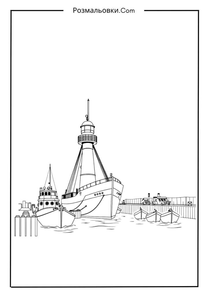 Корабель у порту