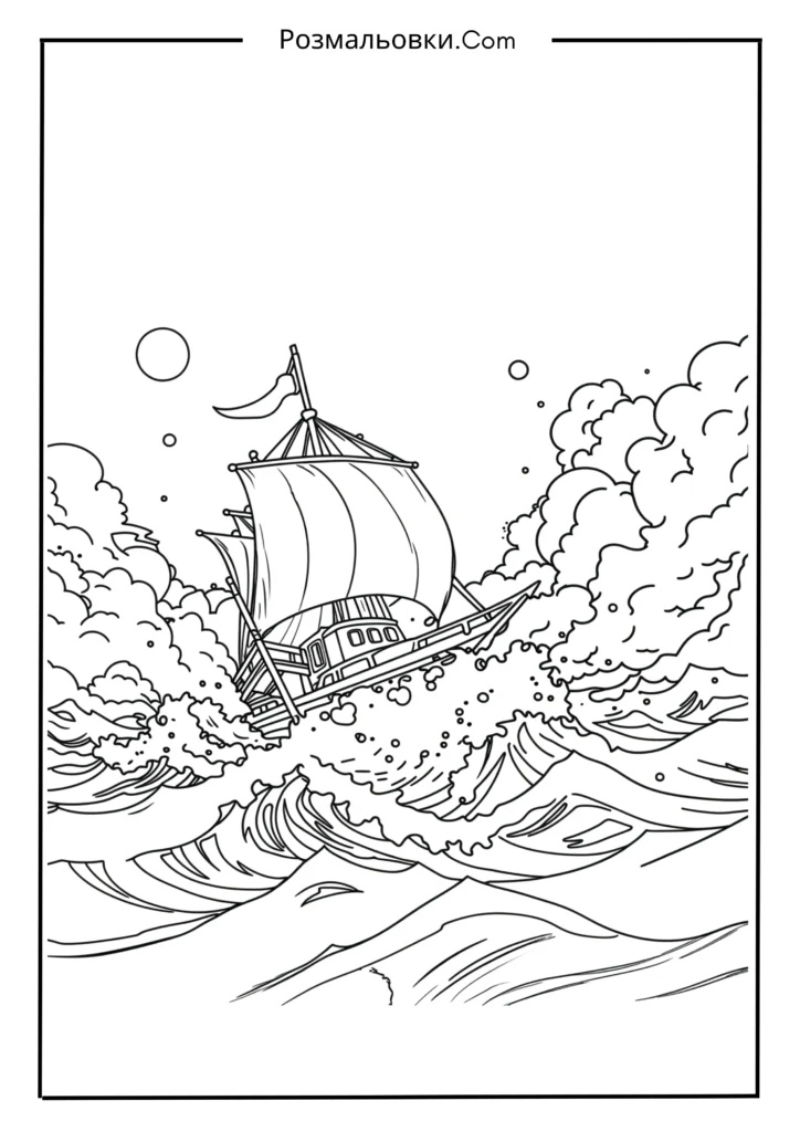 Корабель у штормі