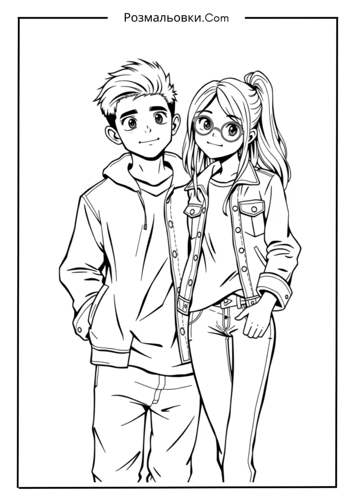 Куртка та джинси