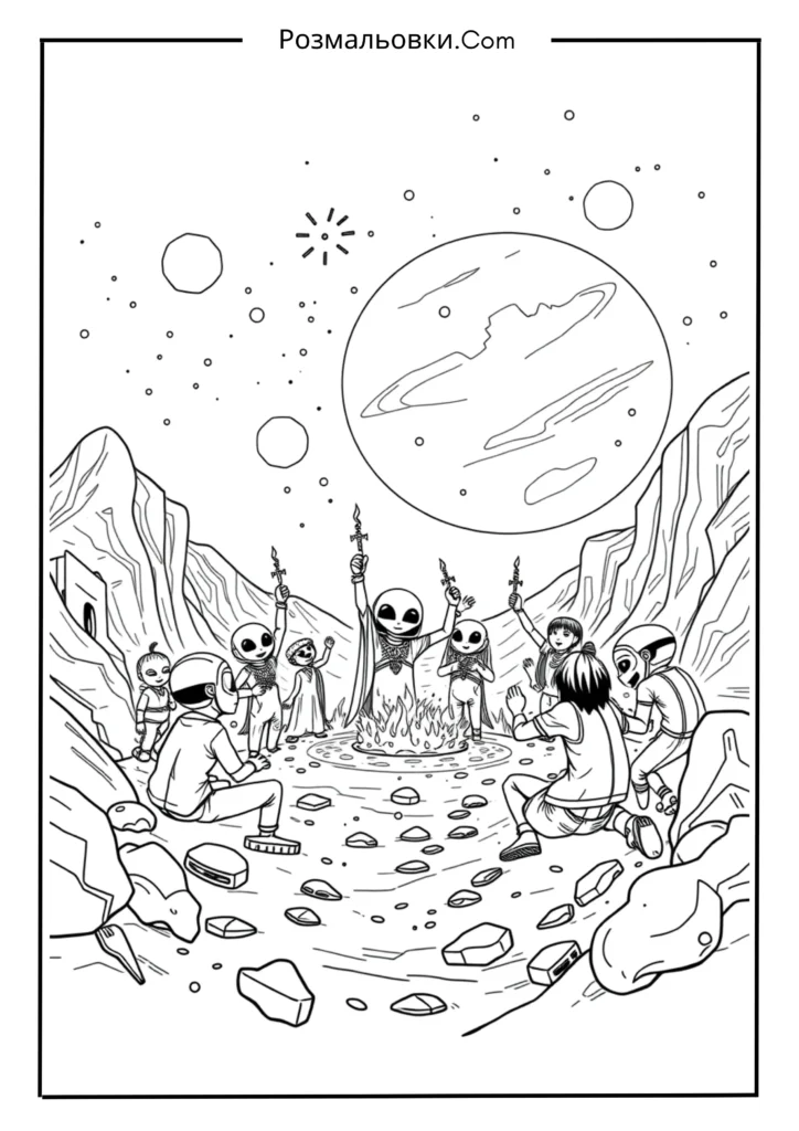 Святкування на планеті інопланетян