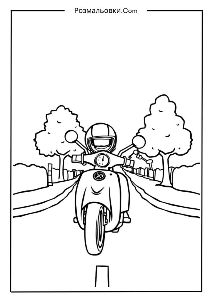 Тиждень безпеки дорожнього руху розмальовки