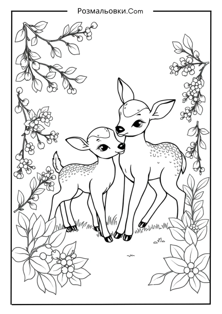 Двоє оленят