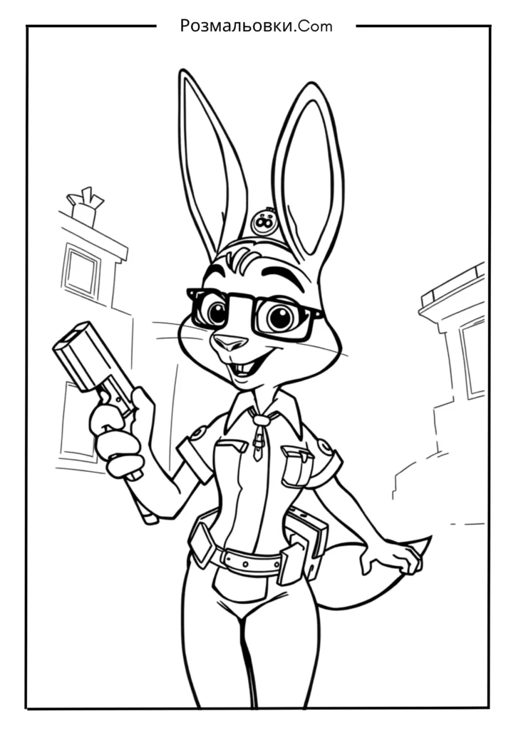 Джуді Хопс у дії