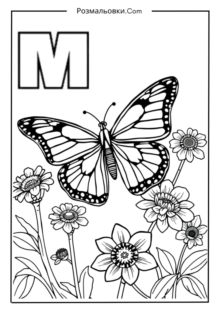 Розмальовки букви українського алфавіту роздрукувати – 30 найкращі ідеї для дітей 24 М — МЕТЕЛИК