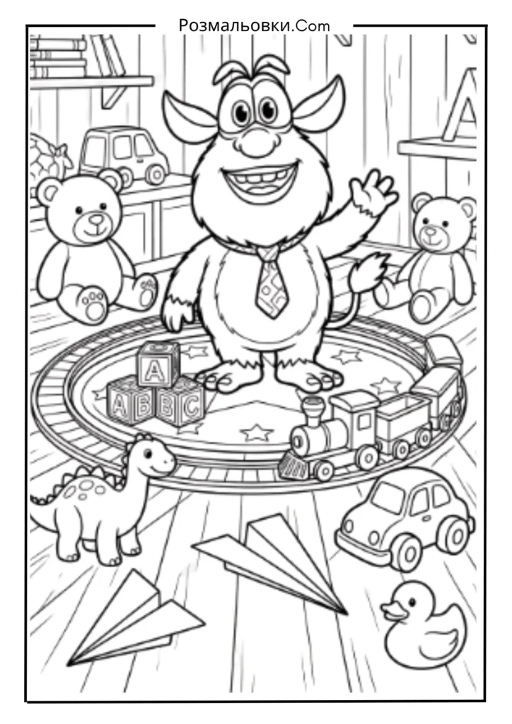 Буба з іграшками 