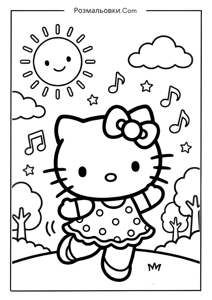 Hello Kitty танцює