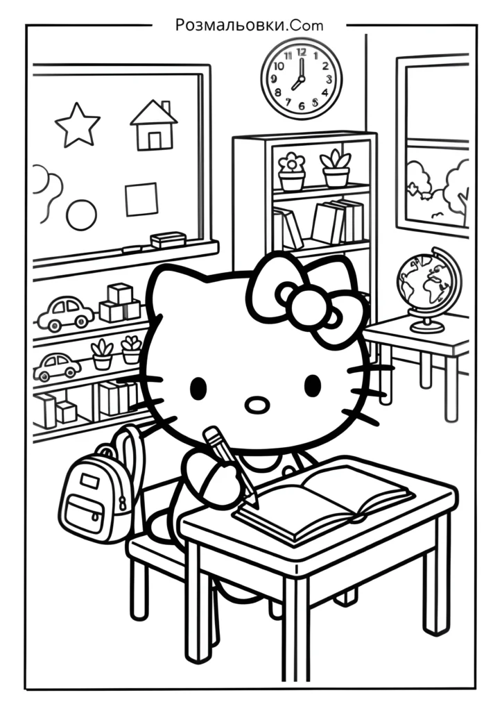 Hello Kitty у школі