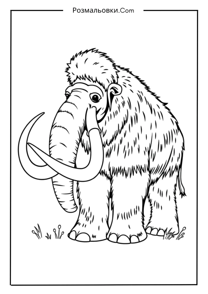 Льодовиковий період розмальовка – 16 найкращих ідей для дітей 2 Манфред – могутній мамонт