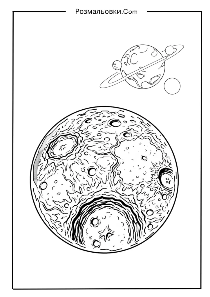 Місяць і кратери